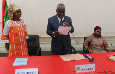 Secrétariat général de l’ENAREF : Mme Irène KABRE/BOUGOUMA installée dans ses fonctions